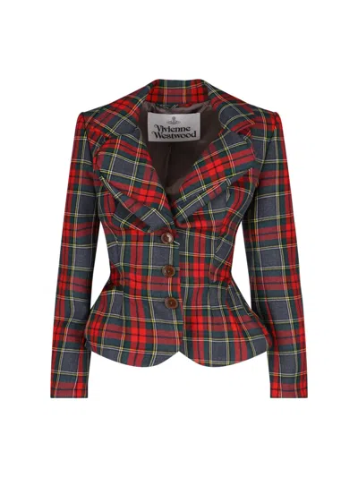 Vivienne Westwood 'drunken Tailored' Single-breasted Blazer