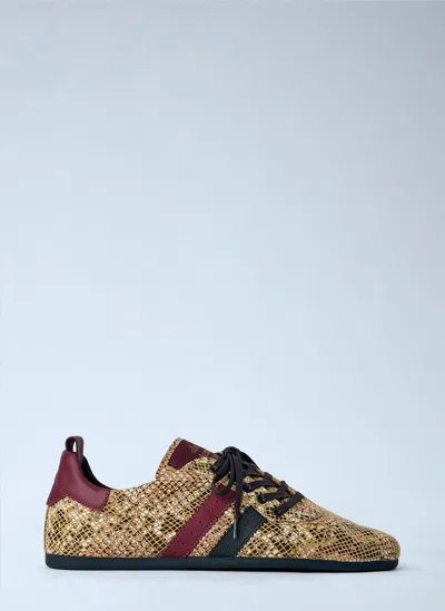 Vivienne Westwood Drunken Trainer Snake-effect Leather Multicolour 6-40 Men
