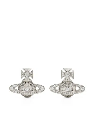 Vivienne Westwood Earrings Bas Relief "carmela" In Metallic
