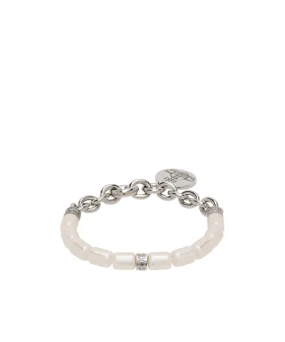 Vivienne Westwood Edwyn Bracelet In White