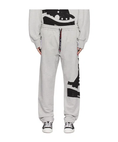 Vivienne Westwood Elastic Waist Sweatpants In Gray