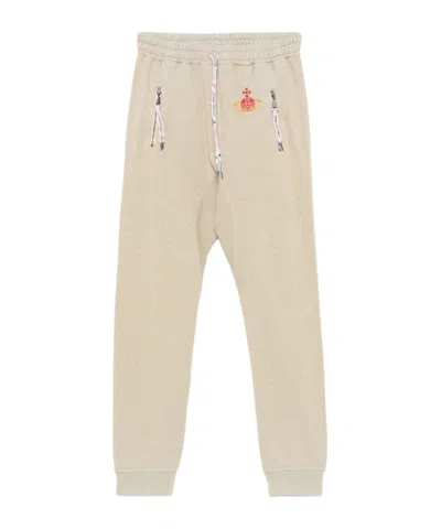 Vivienne Westwood Elastic Waist Track Pants In Nude