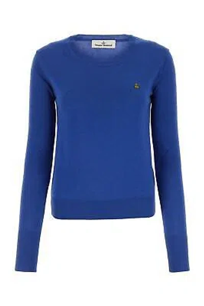 Pre-owned Vivienne Westwood Electric Blue Cotton Blend Bea Sweater