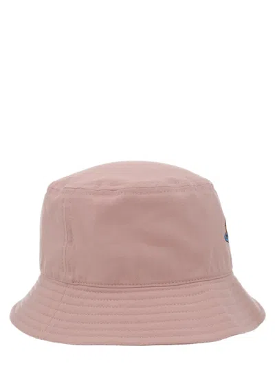 Vivienne Westwood Elegant Cotton Hat For Women - Ss26 Collection In Pink