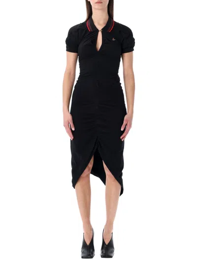 Vivienne Westwood Elegant Mini Dress For Women In Black