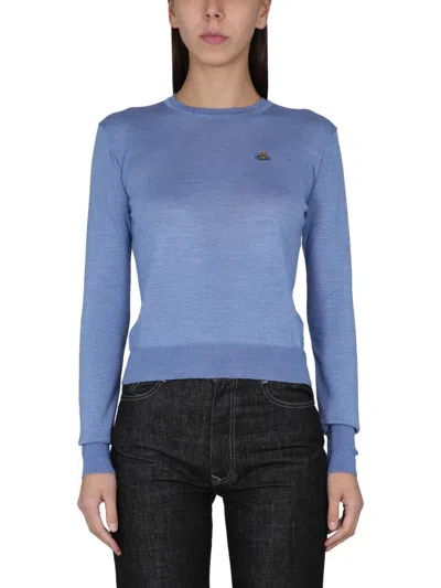 Vivienne Westwood Elegant Mini Shirt In Blue
