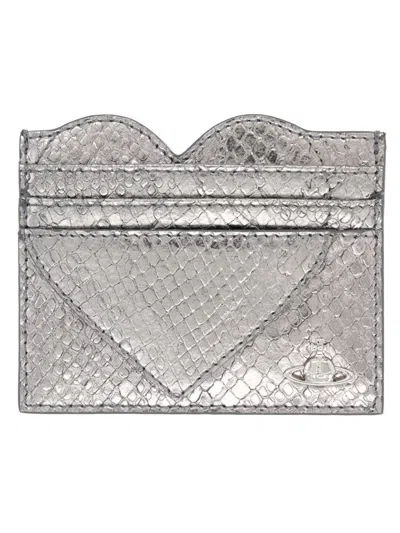 Vivienne Westwood Elegant Mini Wallet For Women In Gray
