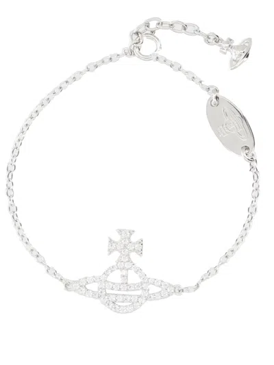 Vivienne Westwood Elegant Silver 925 Bracelet For Women