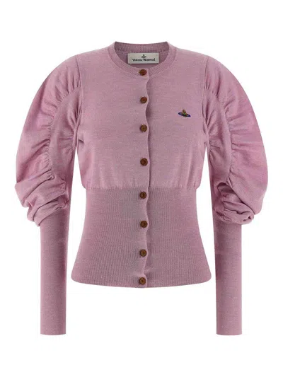 VIVIENNE WESTWOOD CÁRDIGAN - COLOR CARNE Y NEUTRAL