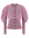 Vivienne Westwood Eli Logo-embroidered Draped Cardigan In Multi
