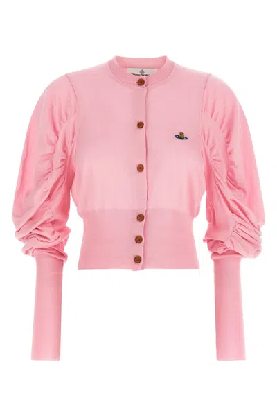 Vivienne Westwood Eli Cardigan In Pink