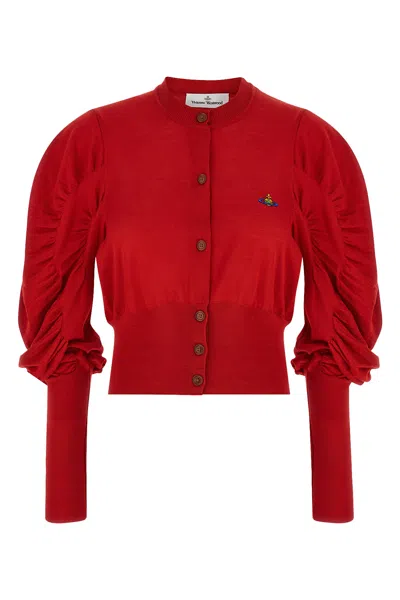 Vivienne Westwood Eli Cardigan In Red