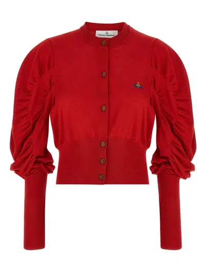 Vivienne Westwood Eli Cardigan In Red