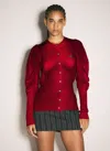 Vivienne Westwood Eli Cardigan In Red Wool In Red