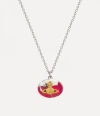 Vivienne Westwood Eliza Pendant Necklace Silver Women In Silver