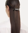 Vivienne Westwood Elizaveta Barrette Dark Brown Brass Women In Dark Brown