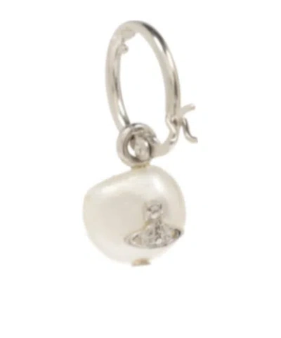 Vivienne Westwood Embellished Earrings In White