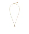 Vivienne Westwood Embellished Necklace In Yellow