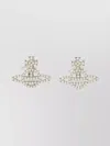 Vivienne Westwood Embellished Stud Earrings Featuring Intricate Detailing