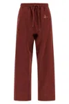 Vivienne Westwood Casual Joggers Featuring Elastic Waistband In Brown