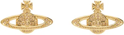 Vivienne Westwood Embossed Earrings In Yellow