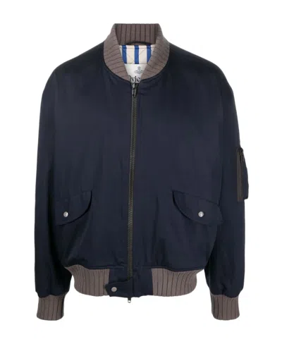 Vivienne Westwood Embroidered Bomber Jacket In Black
