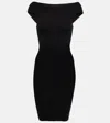 Vivienne Westwood Embroidered Cotton Minidress In Black