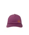 Vivienne Westwood Embroidered-logo Cotton Cap In Red