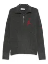 Vivienne Westwood Embroidered-logo Sweater In Gray