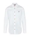 Vivienne Westwood Shirt With Subtle Orb Embroidery And Tailored Fit In White