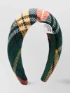 Vivienne Westwood Mens Tartan Wool-blend Headband Aw24-multi In Green