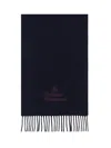 Vivienne Westwood Embroidered Scarf In Black