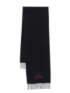 Vivienne Westwood Embroidered Scarf In Blau