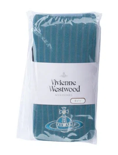 Pre-owned Vivienne Westwood Embroidered Tights In Blue