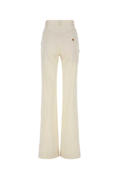 VIVIENNE WESTWOOD EMBROIDERED WOOL BLEND RAY PANT