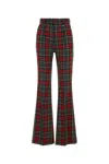 Vivienne Westwood Embroidered Wool Ray Pant In Multi