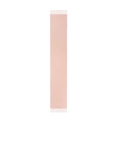 Vivienne Westwood Embroidered Wool Scarf In Pink