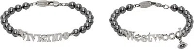 Vivienne Westwood Emilio Bracelet In Silver