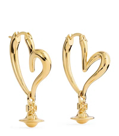 Vivienne Westwood Emily Drop Earrings In Gold