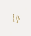 Vivienne Westwood Emily Earrings Gold Swarovski Crystals Women In Gold