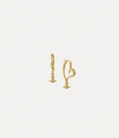 Vivienne Westwood Emily Earrings Gold Swarovski Crystals Women