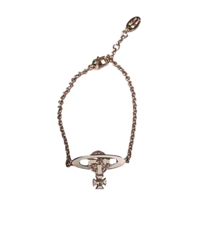 Vivienne Westwood Engraved Logo Bracelet In Multicolor