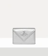 Vivienne Westwood Envelope Billfold Faux Leather Silver One Size Women In Silver