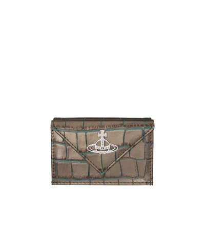 Vivienne Westwood Envelope Billfold Wallet In Brown