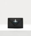 Vivienne Westwood Envelope Billfold Wallet Nappa Leather Black One Size Women In Black