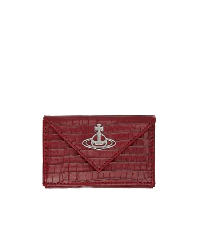 Vivienne Westwood Envelope Billfold Wallet In Red