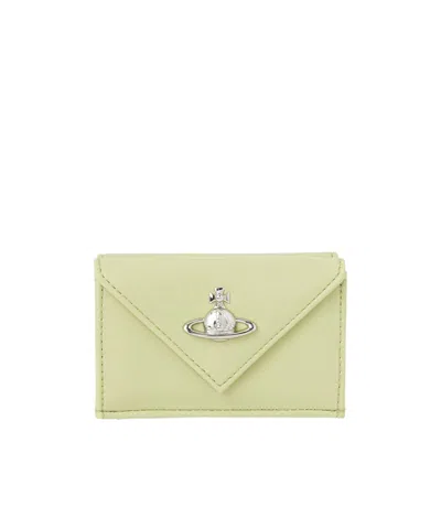 Vivienne Westwood Envelope Wallet In Yellow