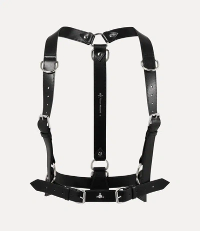 Vivienne Westwood Equestrian Harness Leather Black M Unisex