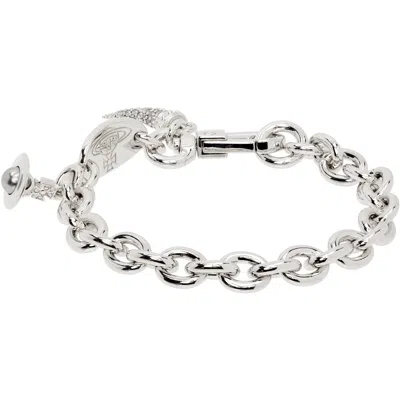 Vivienne Westwood Ernest Bracelet In Silver