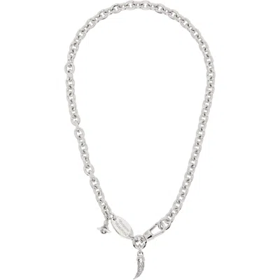 Vivienne Westwood Ernest Necklace In Metallic